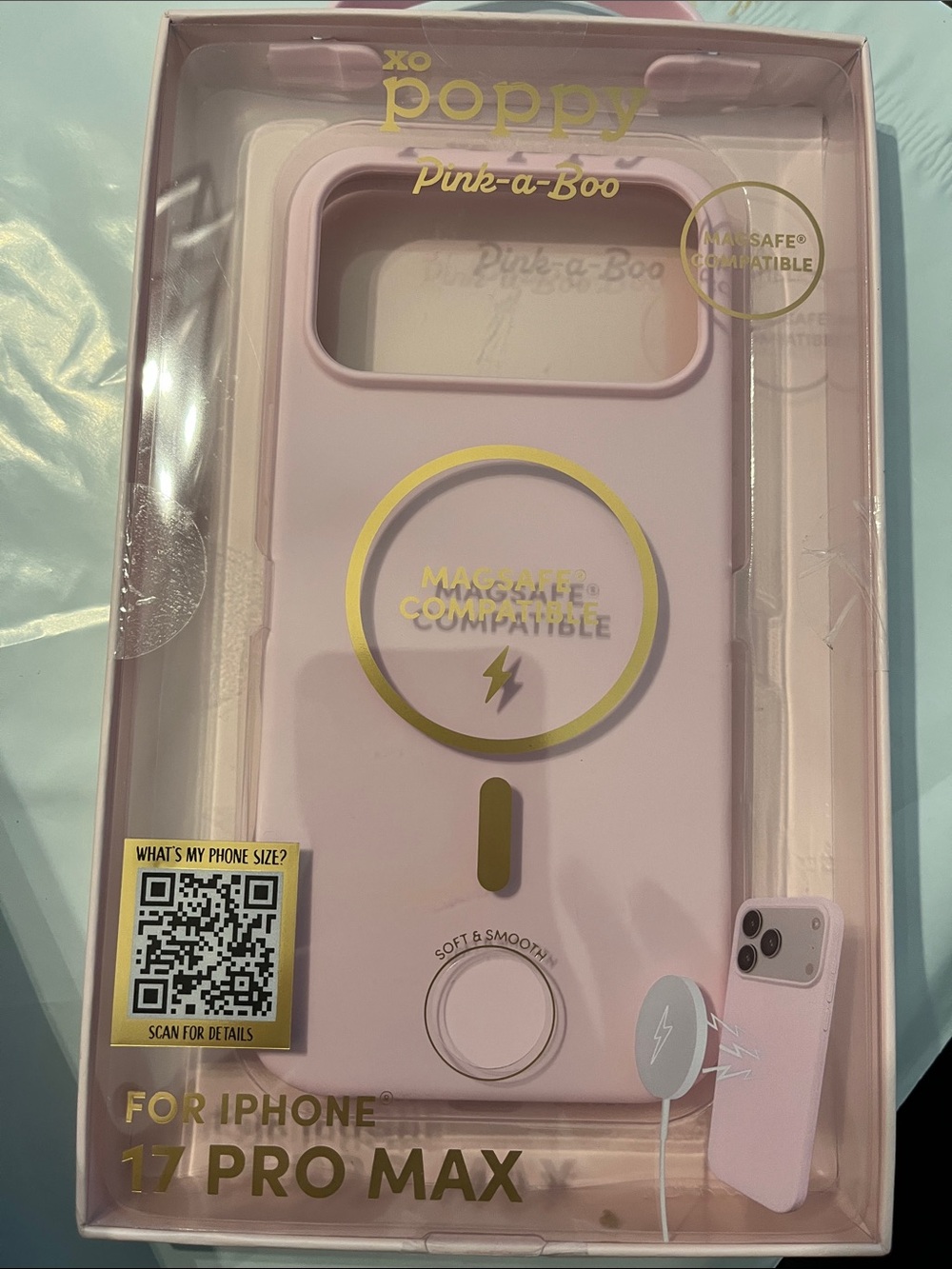 Poppy Pink-a-Boo MagSafe Case for iPhone 17 Pro Max
